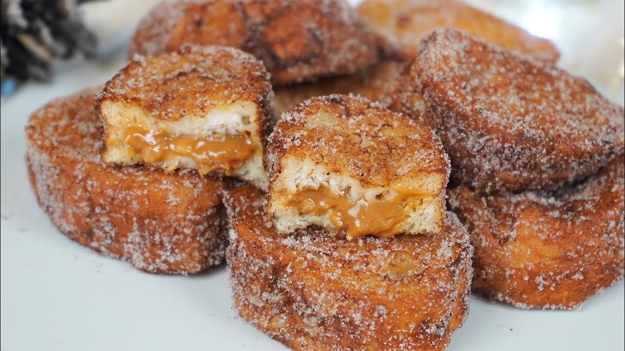 Rabanada Tradicional Recheada com Doce de Leite